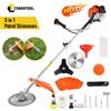 CONENTOOL 52CC Decespugliatore a Benzina 3 IN 1, Tagliabordi a Benzina a 2 Tempi con Lama per Potatura Rami e Erbacce, Attrezzi da Giardino