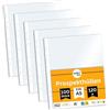 perfect line 100 Buste trasparenti anelli perforate DIN-A5, Bustine trasparenti cristalline, lisce, extra resistenti, robuste, prive di acidi, valide per documenti ufficiali