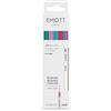 Uni-Ball Emott - Uni Ball, set di 5 pennarelli Uni Mitsubishi Candy pop, con punta fine 0,4 mm, per scrivere, disegnare, tratteggiare con stile, verde, ultravioletto, rosa chiaro, corallo, azzurro