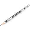 Faber-Castell - 6 matite Grip 2001, durezza: HB, colore del fusto: argento argento