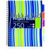 Pukka Pad Bloc Notes A4, 250 pagine, Colori assortiti