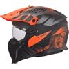 LS2, Casco Moto Jet/Modulare DRIFTER GAS Grey Orange, M