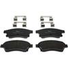 FERODO Kit pastiglie freni Anteriore con segnalatore acustico usura con accessori FDB4262 Compatibilità con OPEL ASTRA J ANTARA Astra J GTC P10 Astra J Sports Tourer P10, CHEVROLET CRUZE J300