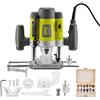 DEWINNER Fresatrice Verticale,di frese per legno Trimmer con set 12 frese in box di legno