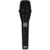 AKG P3s Microfono dinamico professionale per voce dal vivo con interruttore, schermo antivento integrato, connettore XLR placcato oro 24 carati, design robusto - Nero