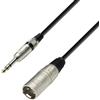 Adam Hall Cables 3 STAR BMV 0600 - Cavo Microfono XLR maschio a Jack stereo da 6,3 mm 6 m