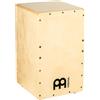 Meinl Percussion Woodcraft Cajon Instrument - Grande Drum Box con Suono Snare e Suono Basso Profondo - Superficie di Suono Betulla del Baltico (WC100B)