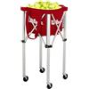 Wilson Cesto per Palline da Tennis, Tennis Teaching Cart, capacità 150 Palline, Rosso, WRZ541000