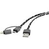 Renkforce Cavo USB USB 2.0 Spina USB-A Spina USB-Micro-B Apple Lightning 20,00