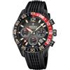 Festina Orologio Uomo Analogico con Cinturino in Caucciù Nero - Movimento al Quarzo - Cronografo - Calendario - Vetro Minerale ad Alta Resistenza - Impermeabile 10 ATM F20518/3 Chrono Sport
