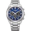CITIZEN Orologio analogico al quarzo da uomo con cinturino in acciaio inox CA4590-81L, Blu, Bracciale