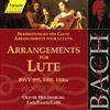 HANSSLER CLASSIC Arrangements For Lute(Bwv 995, 1000