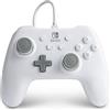 PowerA Controller cablato PowerA per Nintendo Switch - Bianco, Gamepad, Controller di gioco, Controller cablato, Con licenza ufficiale
