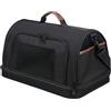 TRIXIE Borsa Airline Gate, Borsa da viaggio aereo per cani, 28 × 25 × 45 cm, nero - 28906