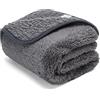 Nobleza - Morbida Coperta in Pile per Cani e Gatti. Confezione, Color Grigio, Misure 100 * 80