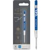 Parker QUINK ricarica di inchiostro gel | punta media (0,7 mm) | blu | 1 pezzo