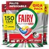 Fairy Platinum Detersivo Pastiglie Lavastoviglie Plus Brillantante, 40 Capsule, Limone, Tecnologia Anti-Opaco, Contro Il Grasso e le Incrostazioni Ostinate Anche Nei Cicli Brevi