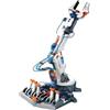 Velleman Kit braccio robotico idraulico con 229 pezzi, funziona a pressione d'acqua senza batterie, set STEM educativo per ragazzi e adulti, gioco robotico da costruire e imparare la tecnologia