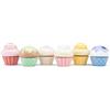 Woet New Classic Toys - Assortimento di Cupcake in confezione regalo Giocattoli da cucina e cibo, Rosa, 10627