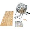 Small Foot Gioco di bingo con tamburo della lotteria in metallo, materiali da gioco in legno, da 5 anni giocattoli, naturali, 1831 giocattoli, 2019762