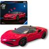 Ravensburger - Puzzle 3D Ferrari SF90 Stradale 163 pezzi, Modellismo da costruire adulti, Modellino Ferrari, Modellini auto da costruire, Idee Regalo