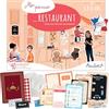 Amulette - Cofanetto My Premier Restaurant - Gioco educativo da 5 a 10 anni - 40+ Accessori per Giocare a Creare il suo Ristorante - Giocattolo regalo per bambino/ragazza ragazzo artigianato cucina - Made in France - CHEF
