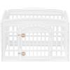 Iris Ohyama, Recinto per Cani da Interno, Plastica, Parco, Per Cucciolo, Gatti, Animali domestici, Interni, Esterni, Gabbia, Cuccia, Canile, A60cm/4 Pannelli, Bianco, CI-604E