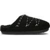 MOON BOOT TEDDY SLIPPER Sabot donna nero