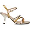 JANET&JANET Sandalo donna oro in pelle