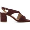 JANET&JANET Sandalo donna burgundy in suede