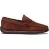 FRAU Mocassino uomo marrone in suede