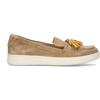 WAVE Mocassino donna cammello in suede