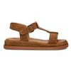 WAVE Sandalo donna marrone in suede