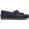 RALPH LAUREN Scarpa barca uomo blu in suede