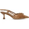 APEPAZZA Slingback donna cognac in suede
