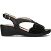 STONEFLY Sandalo donna nero in pelle