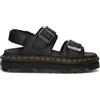 DR. MARTENS ZEBZAG Sandalo donna nero in pelle