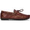 BARBOUR Mocassino uomo marrone in pelle