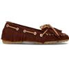 FELMINI Scarpa barca donna marrone in suede