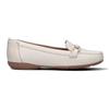 GEOX Mocassino donna bianco in pelle