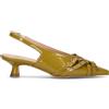 REBECCA VAN DIK Slingback donna senape