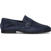FRAU Mocassino uomo blu in suede