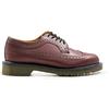 DR. MARTENS Stringata donna bordeaux con ricami brogue