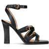 GUESS Sandalo donna nero in pelle