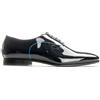 CARLO PIGNATELLI Stringata uomo blu in vernice