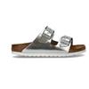BIRKENSTOCK ARIZONA Ciabatta donna argento in pelle