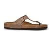BIRKENSTOCK GIZEH BS Ciabatta uomo grigia in pelle