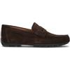 GEOX Mocassino uomo marrone in suede