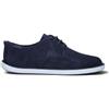 CAMPER Stringata uomo blu in suede