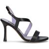 ALBANO Sandalo nero in pelle
